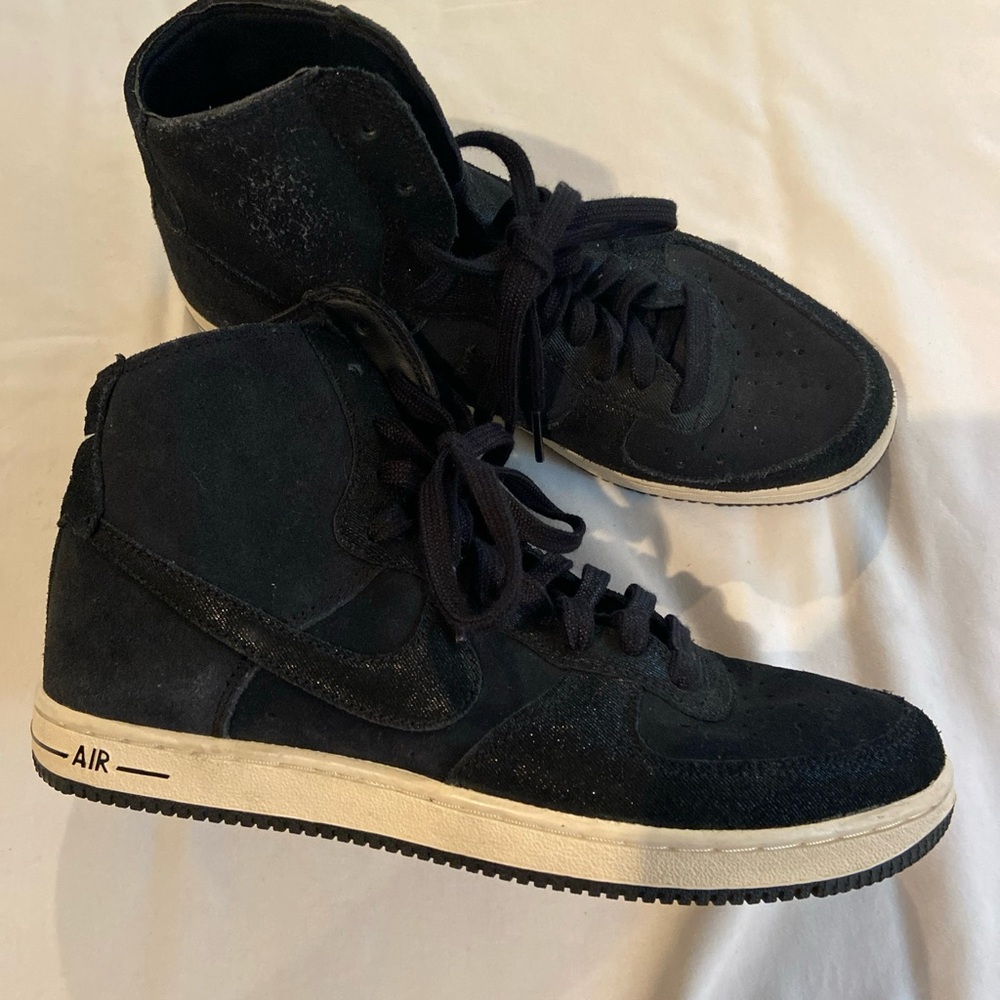 Nike Air Force 1 Light High Deconstruct Sneaker Sail Black Women’s Size 6.5 Shoe